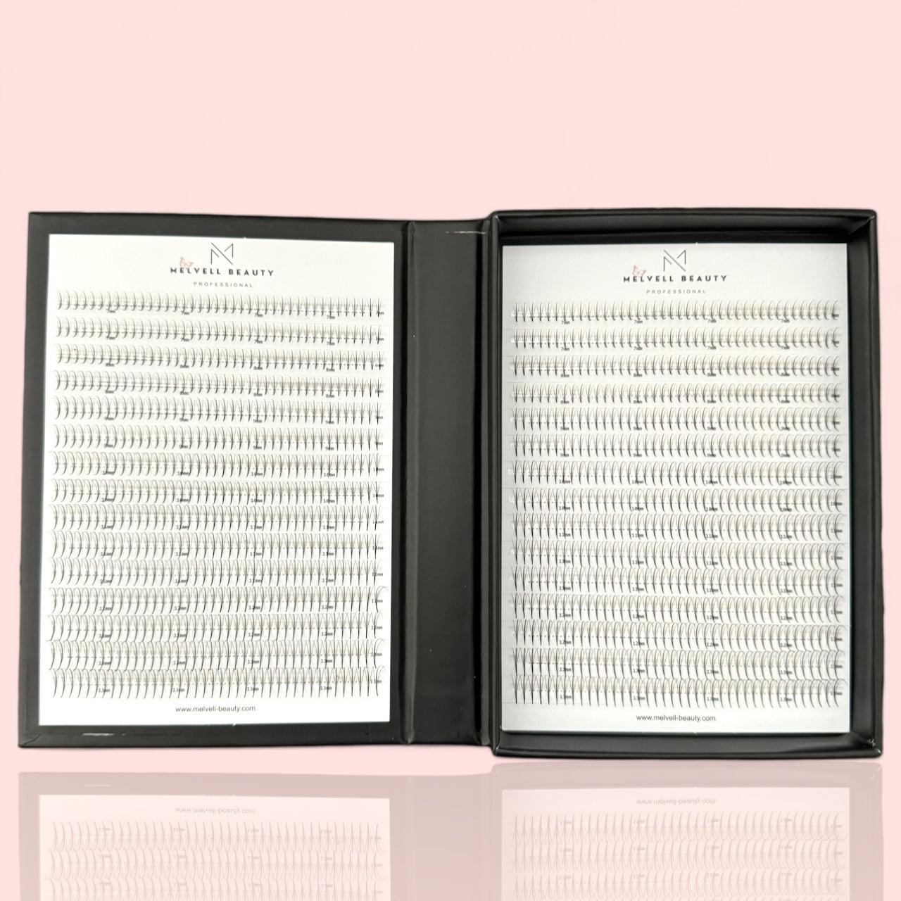 XL 3D WISPY PROMADES NARROW - 1200 FANS - MELVELL BEAUTY