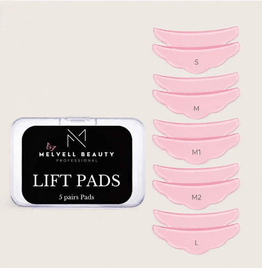Pads Lashlift professionnels en silicone tailles S M M1 M2 L