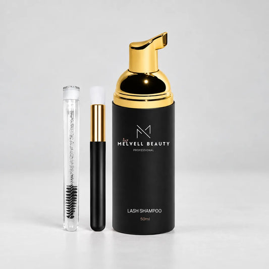 Shampoing pour extensions de cils melvell beauty 
